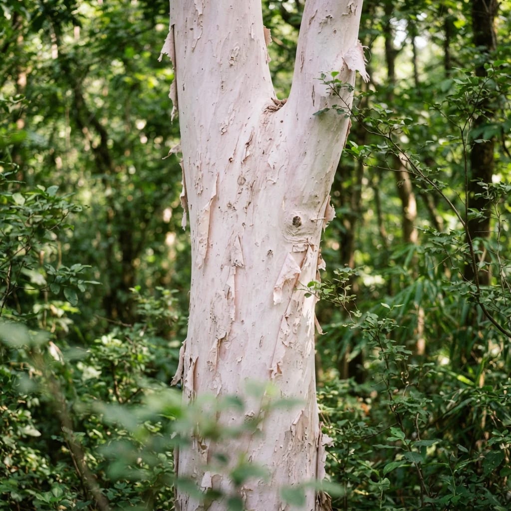 Kullu (Indian ghost tree) in Ratapani forest