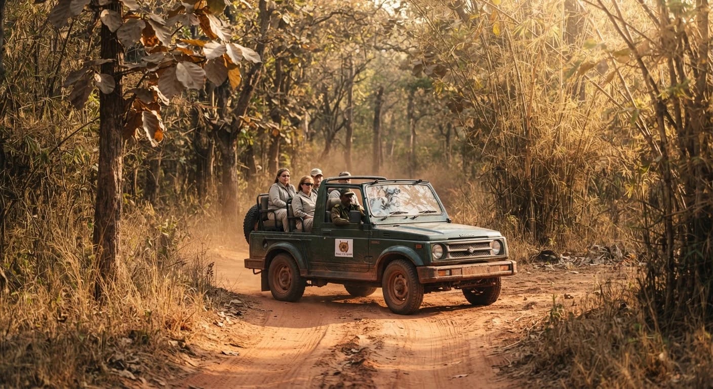 Open gypsy for Ratapani tiger safari booking