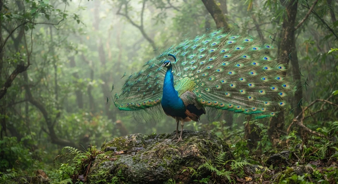 Indian peafowl, birds of Ratapani
